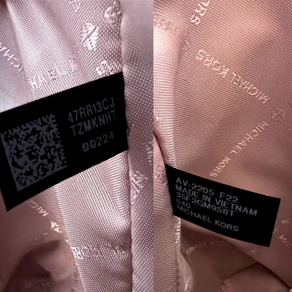 Michael Kors Mercer Belted MD Satchel Pink Blush Pebbled Leather Bag NWT - Picture 11 of 12